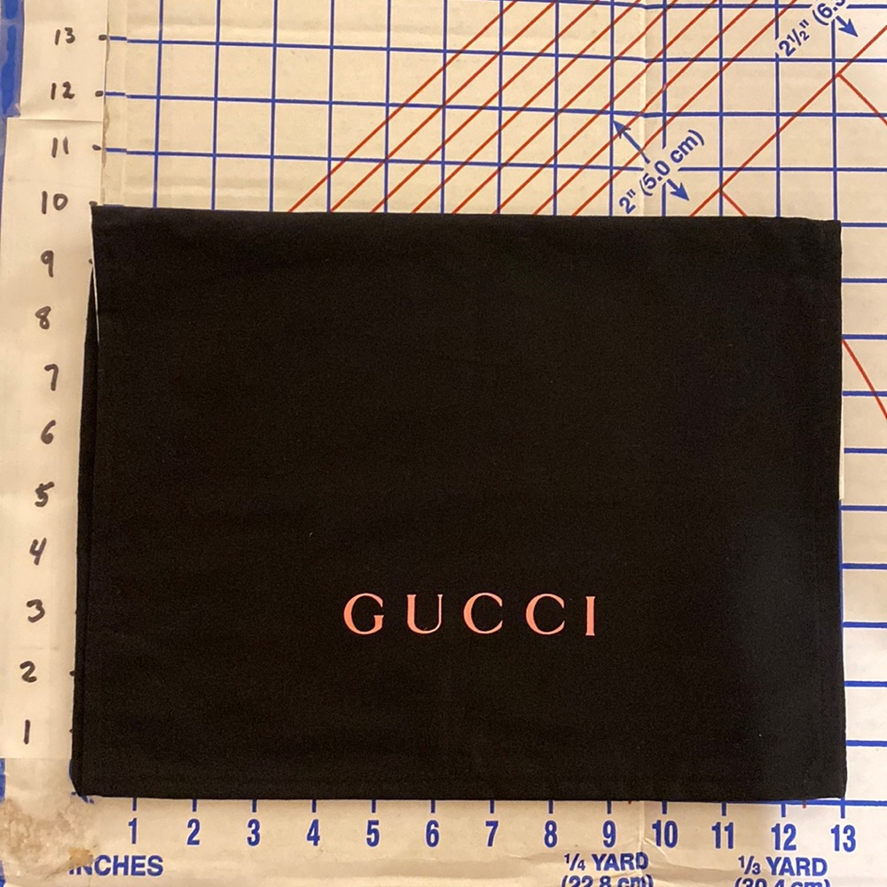 Authentic Gucci Envelope Dust Bag with Dual Pockets